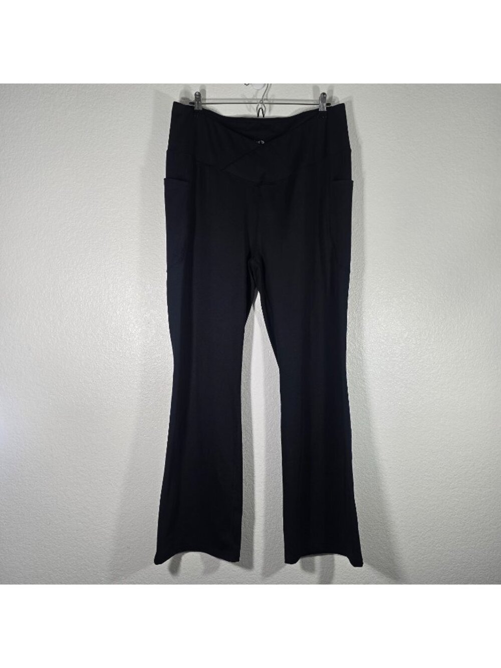 Baleaf Flare Yoga Pants Women Plus Size 3XL Black Stretch Athletic Workout
